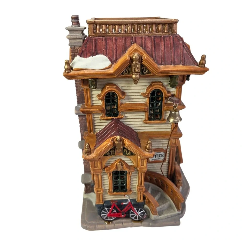 Lemax Whatleys Elementary School Xmas Village Lighted‎ Holiday Decor Boxed Read